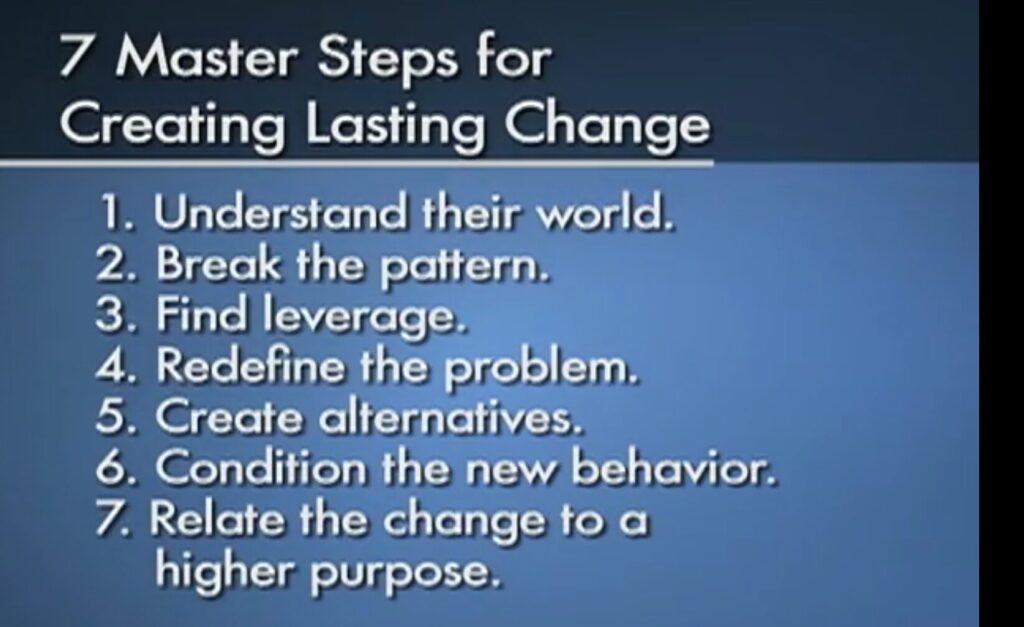 7 Master Steps to Creating Lasting Change — That Robbins Using to Transform Millions of People Lives